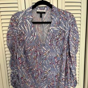 Eloquii Purple Zebra “Printesque” 3/4 sleeve